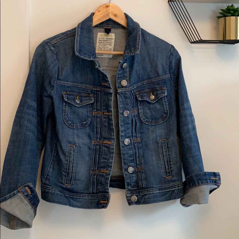 XS Jcrew Denim Jean Jacket🍂